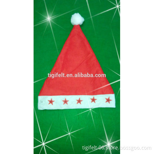 2014 Child Lovely Felt Santa Christmas Cap